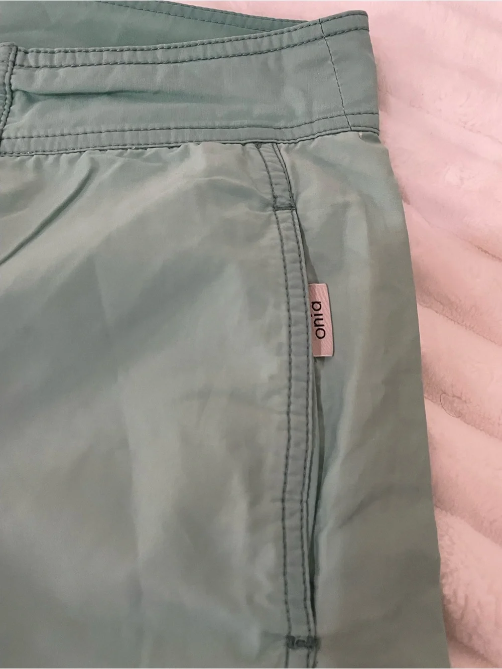 Onia Men's Seafoam Green Swim Board Shorts